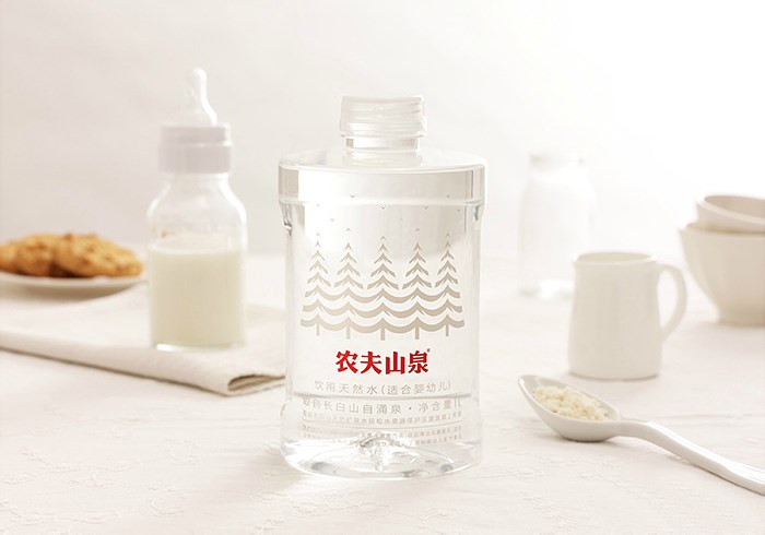 农夫山泉婴幼儿水 瓶型设计
